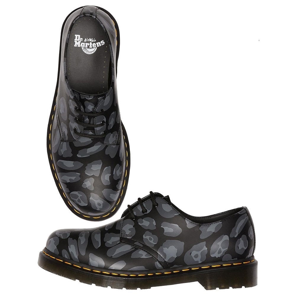 Dr. Martens 1461 Distorted Leopard Oxfords